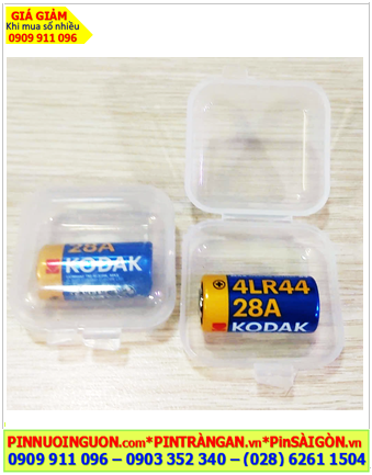 KODAK 4LR44, PX28A Pin đo sáng KODAK 4LR44, PX28A MAX Alkaline 6v (Box/Hộp 01 viên)